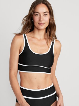 Scoop-Neck Bikini Swim Top for Women | Old Navy (US)