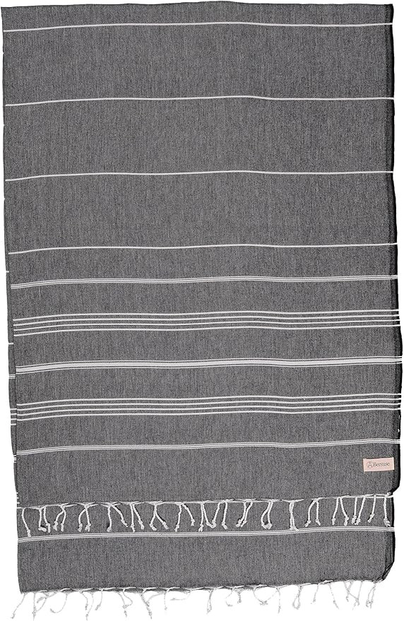 Bersuse Towels Anatolia XL Beach Blanket Throw Blanket Turkish Towel 100% Cotton Extra-Large Quic... | Amazon (US)