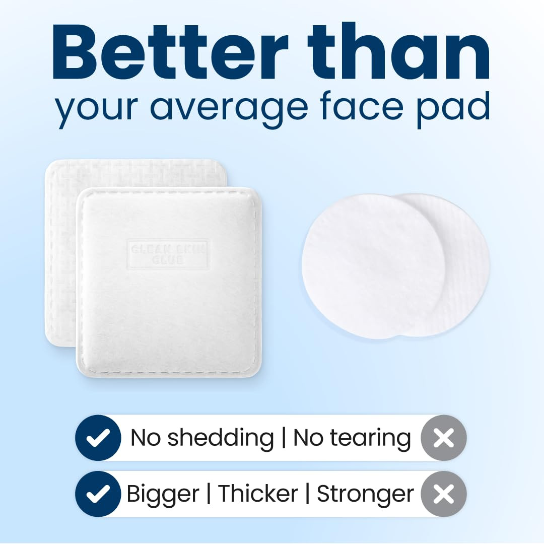 Clean Skin Club Clean² Pads 2.0 [New & Improved Edges] Guaranteed Not to Shed & Tear Face Pads, ... | Amazon (US)