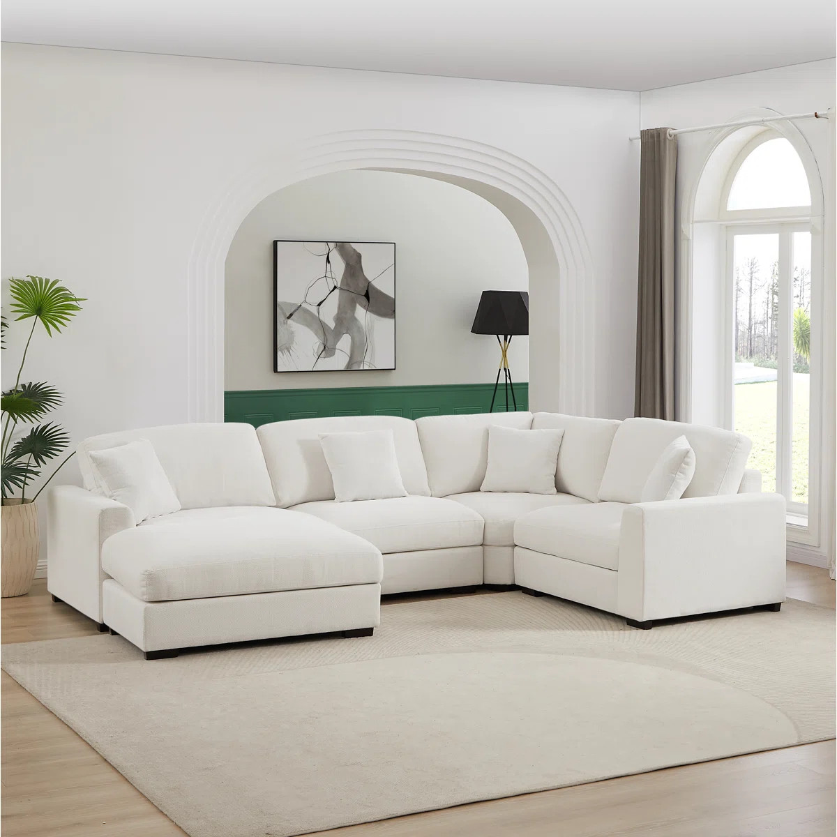 Eugenija Upholstered Sectional | Wayfair North America