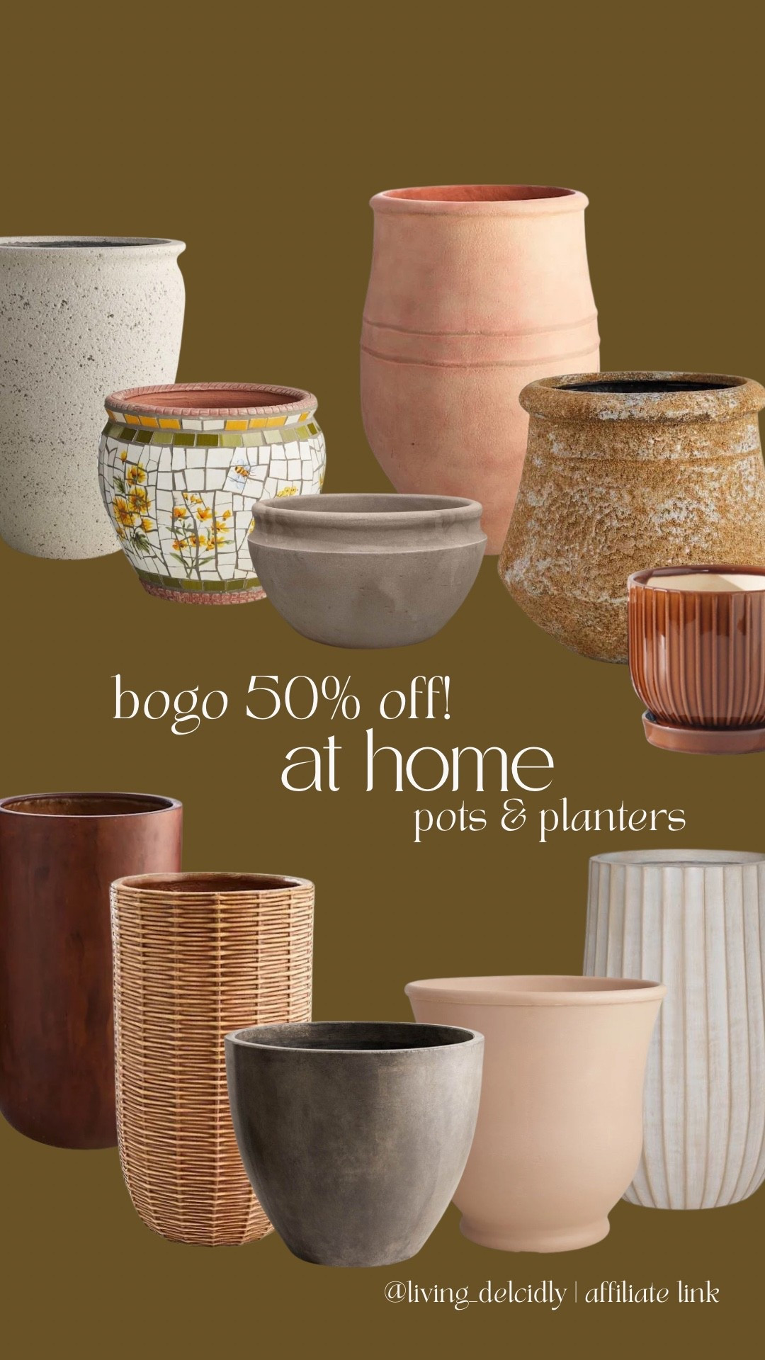 At Home is having BOGO 50% off their pots & planters! They are certainly the best place to snag planters for the season — I have a couple myself!

#LTKHome #LTKSeasonal #LTKSaleAlert