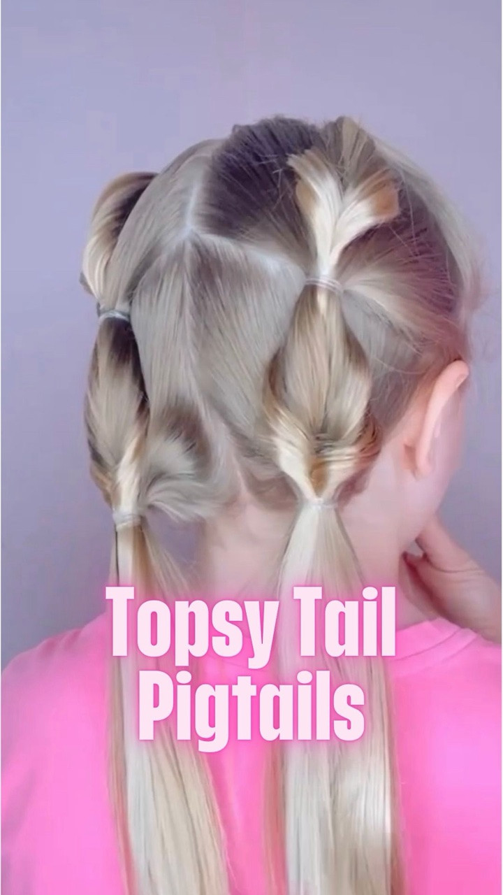 TOPSY TAIL PIGTAILS 🩷 Here’s a cute and easy summer hairstyle! I just love this one! I’m sharing my favorite products with you, too! Love for you to follow us for our daily hairstyles!

#LTKBeauty