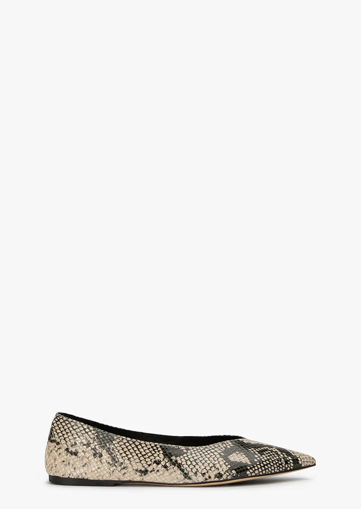 Joop Ecru Snake Flats | Casual Shoes | Tony Bianco USA | Tony Bianco US