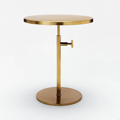 Adjustable Brass Accent Table - Threshold™ designed with Studio McGee | Target