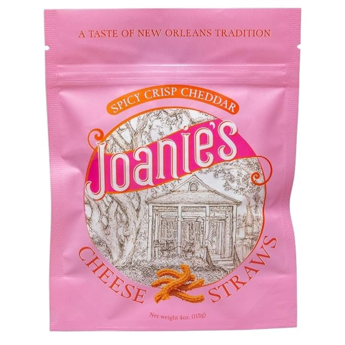 Joanie's Cheese Straws - Spicy Crisp Cheddar - Authentic Southern Snack - Large Bag (4oz) | Amazon (US)