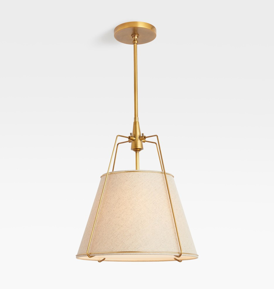 16" Conical Drum Pendant | Rejuvenation