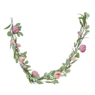 6ft. Easter Rose with Eggs Garland by Ashland® | Michaels Stores