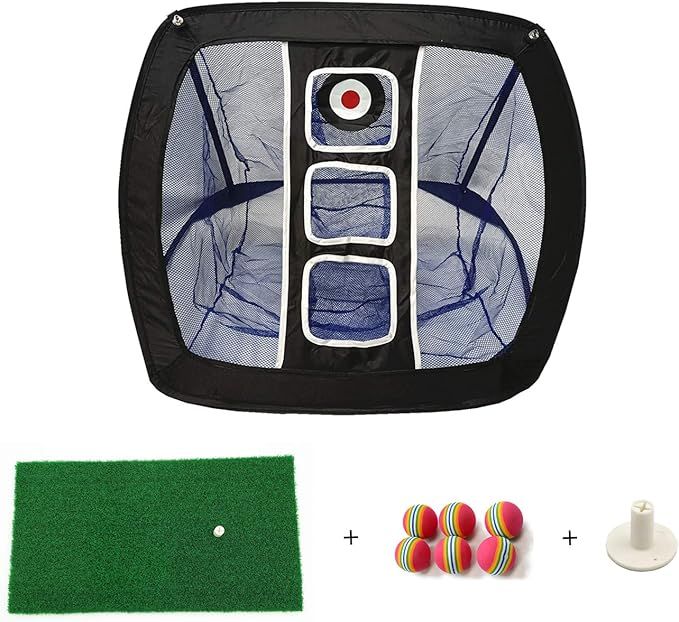 MIKODA Pop Up Golf Chipping Nets Indoor Outdoor Backyard Office Practice Great Gifts for Men Dad ... | Amazon (US)