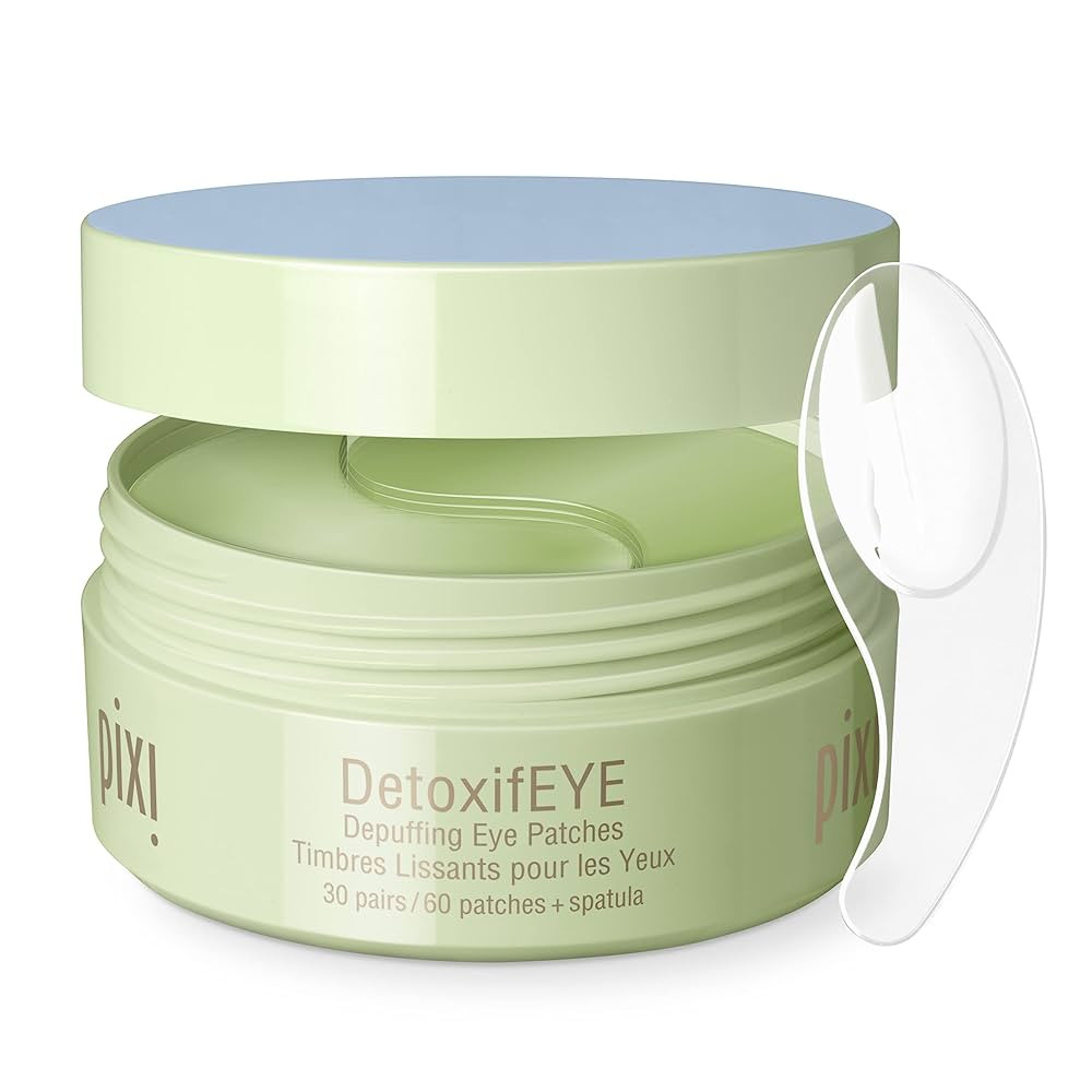 Pixi DetoxifEYE Depuffing Hydrogel Under-Eye Patches, Cucumber, Hyaluronic Acid & Caffeine For Pu... | Amazon (US)