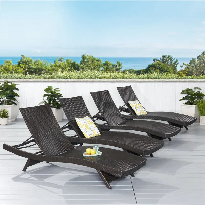 Rebello All Weather Wicker Chaise Lounge Set | Wayfair North America