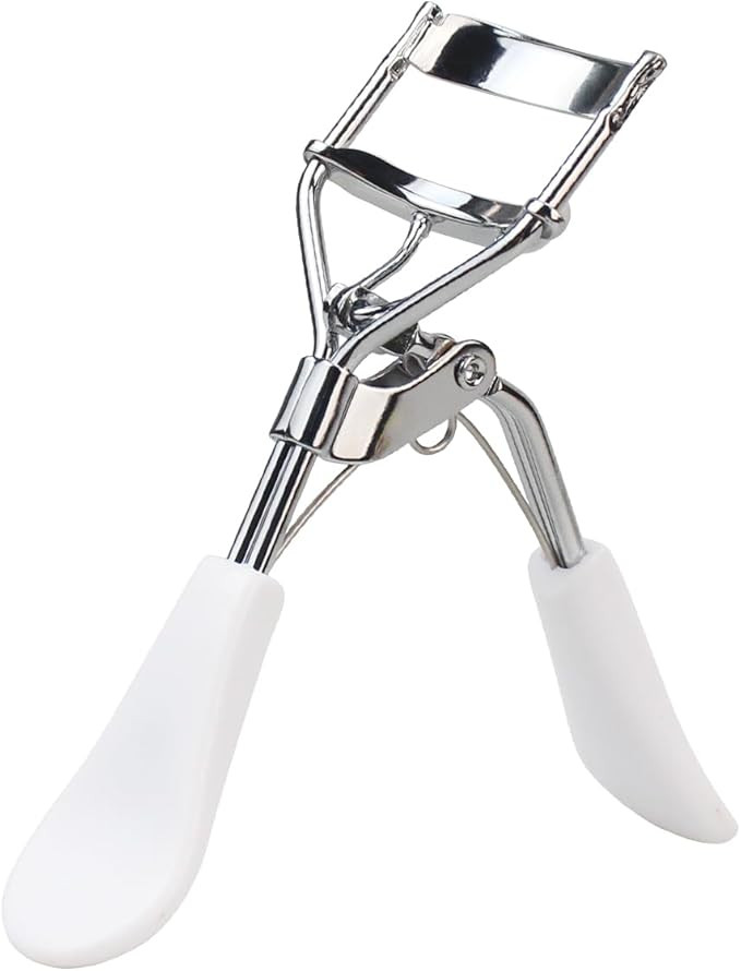Eyelash Curlers Makeup Eye Curling Beauth Tool Cosmetic Clip with Comfort Grip (White) | Amazon (US)