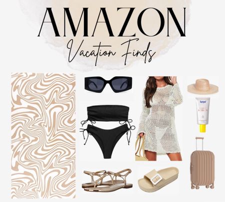 Amazon 
Vacation
Finds 

Beach, swim, swimsuits, coverups , vacation outfits , slides , sandals , suitcase , travel essentials , amazon travel, sunglasses , towels , beach towel , Turkish towel , neutral , neutrals 


#LTKunder50 #LTKFind #LTKswim
