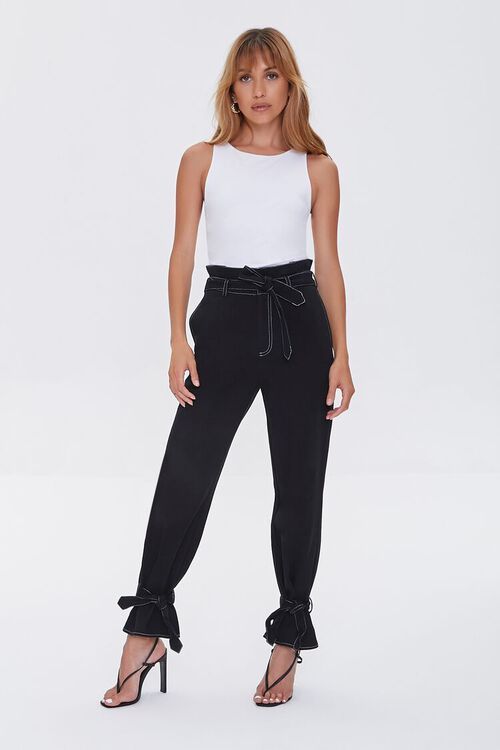 Paperbag Ankle-Tie Pants | Forever 21 (US)