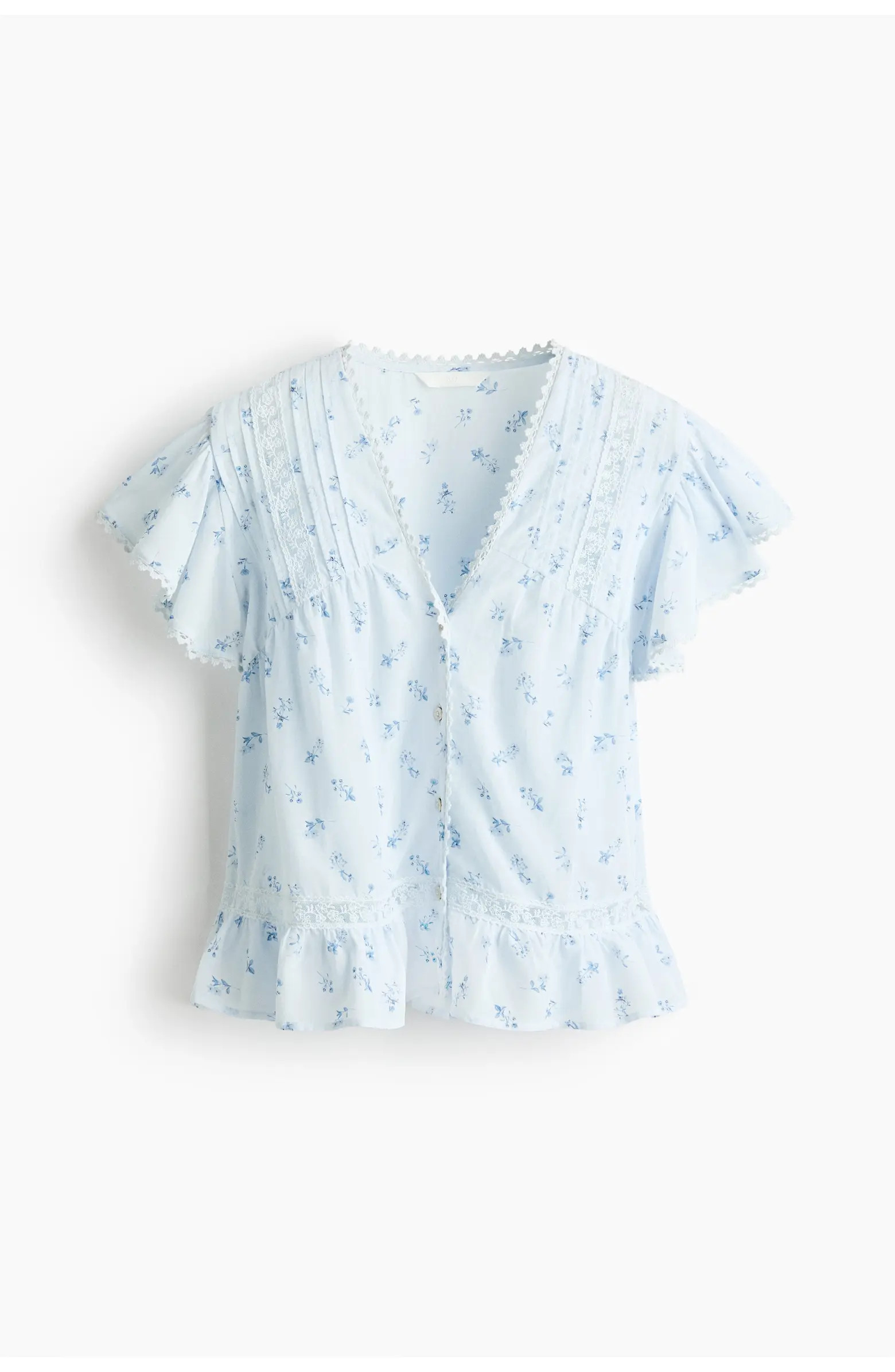 H&M Lace-inset blouse | Nordstrom | Nordstrom