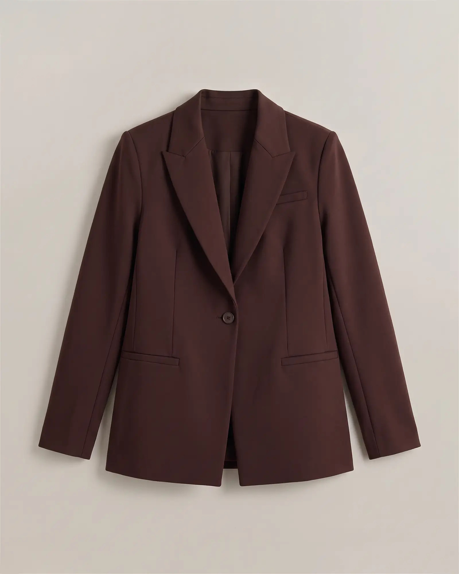 Ultra-Stretch Ponte Single-Breasted Blazer | Quince