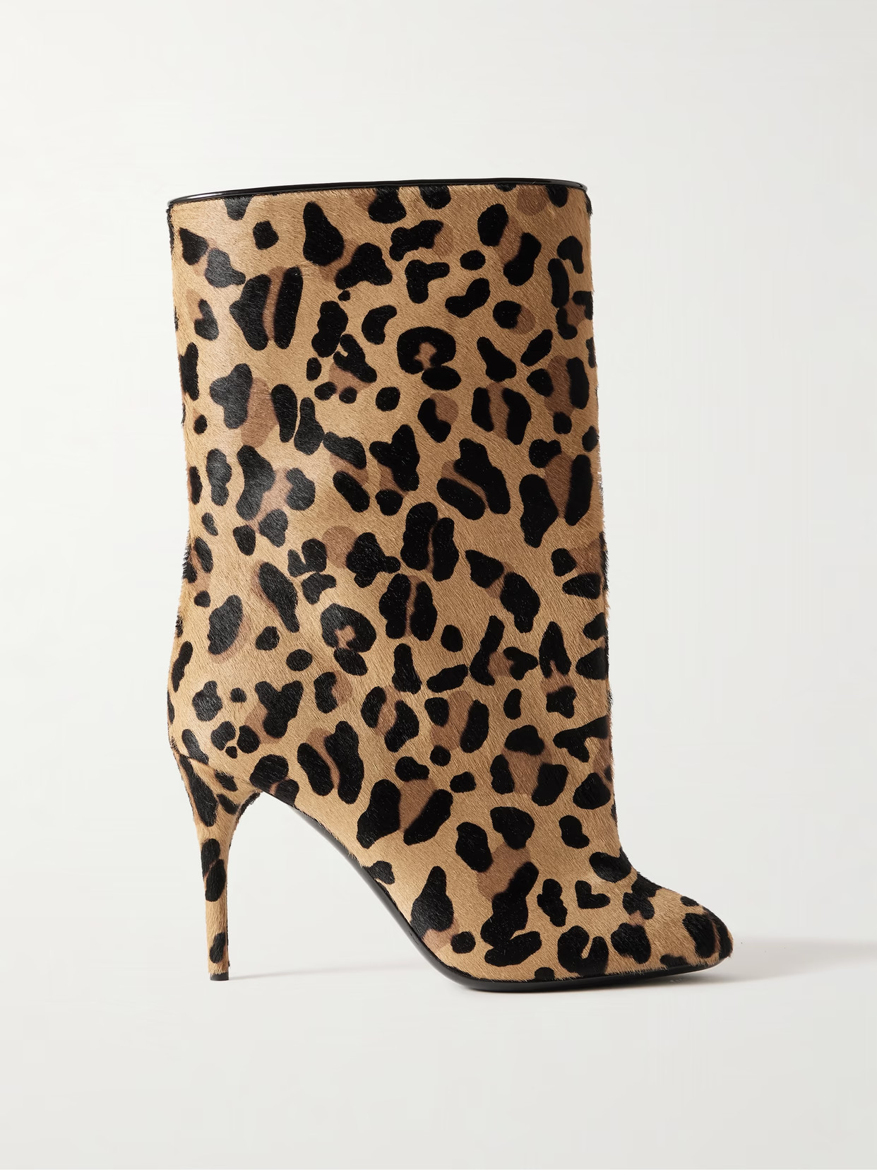 Alaïa - 90 Leopard-print Calf Hair Ankle Boots - Animal print | NET-A-PORTER (US)
