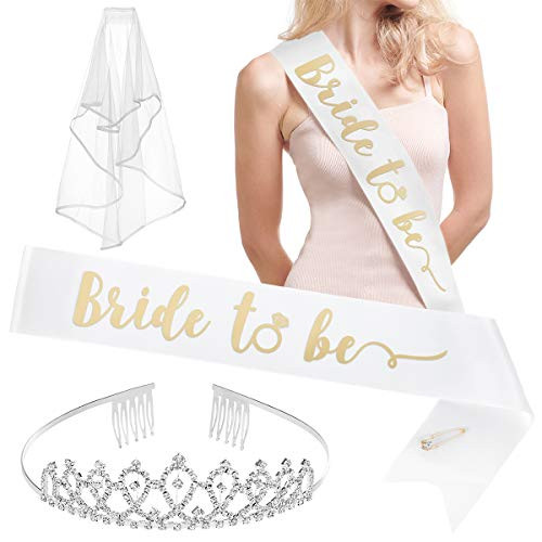 xo, Fetti Bachelorette Party Bride To Be Decorations Kit - Bridal Shower Decorations | Sash For Brid | Amazon (US)