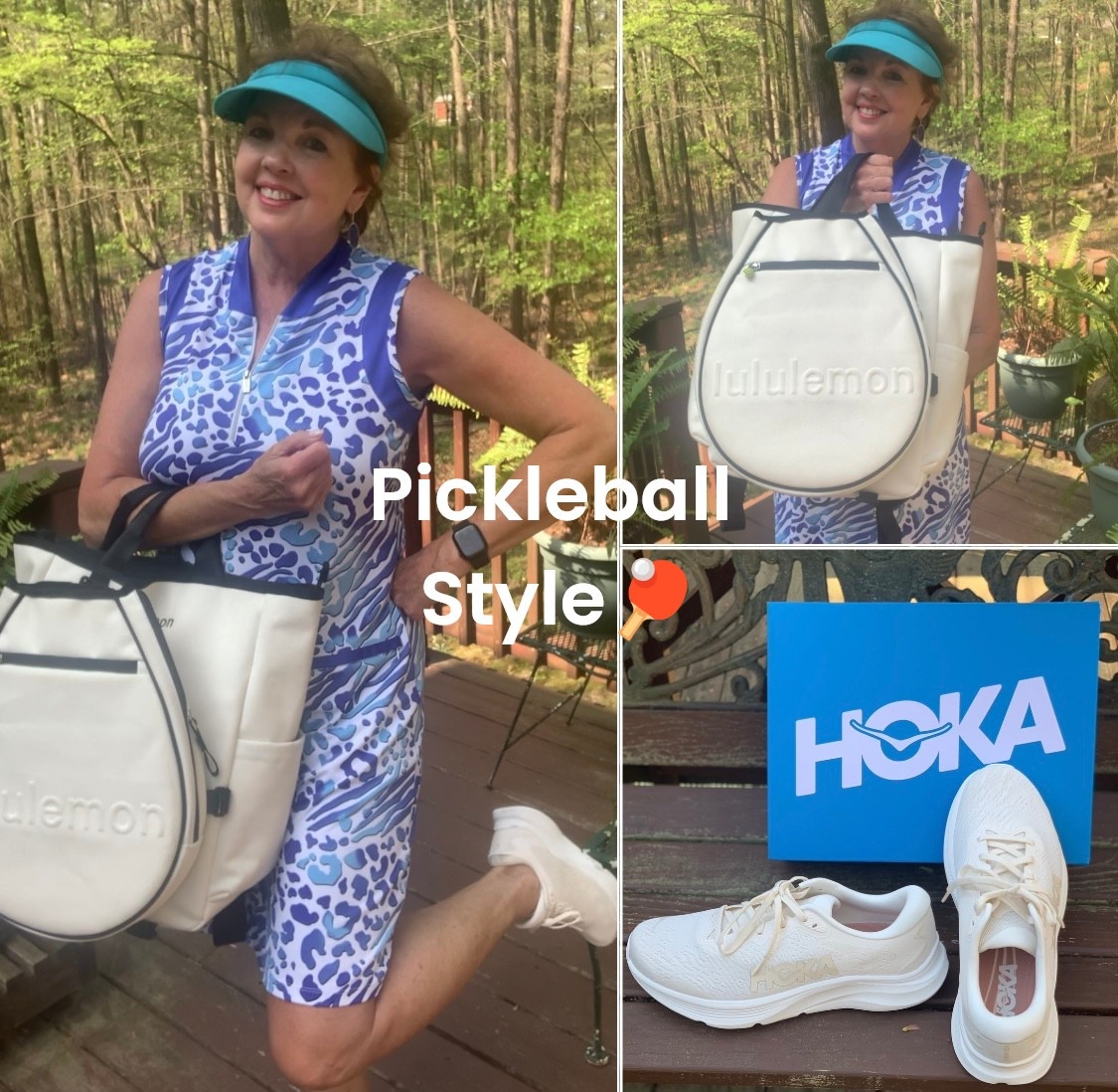 Make your Pickleball🏓 game fun and stylish!  These Hoka sneakers 👟 will be comfy and pretty.

This cute pickleball (or golf!) outfit is one of several. Tail Activewear is having a huge Farewell Sale with clothes up to 75% off!  Shop now🛍️

And the Lululemon sport bag can carry your paddle(s)🏓🏓 in style.  You’ll love all the pockets in this bag!!💃🏻

Please follow me for more Fashion Inspiration💙

#ltkpickleball
#ltkmidsize
#ltkover40

#LTKdayinmylife #LTKSaleAlert #LTKActive