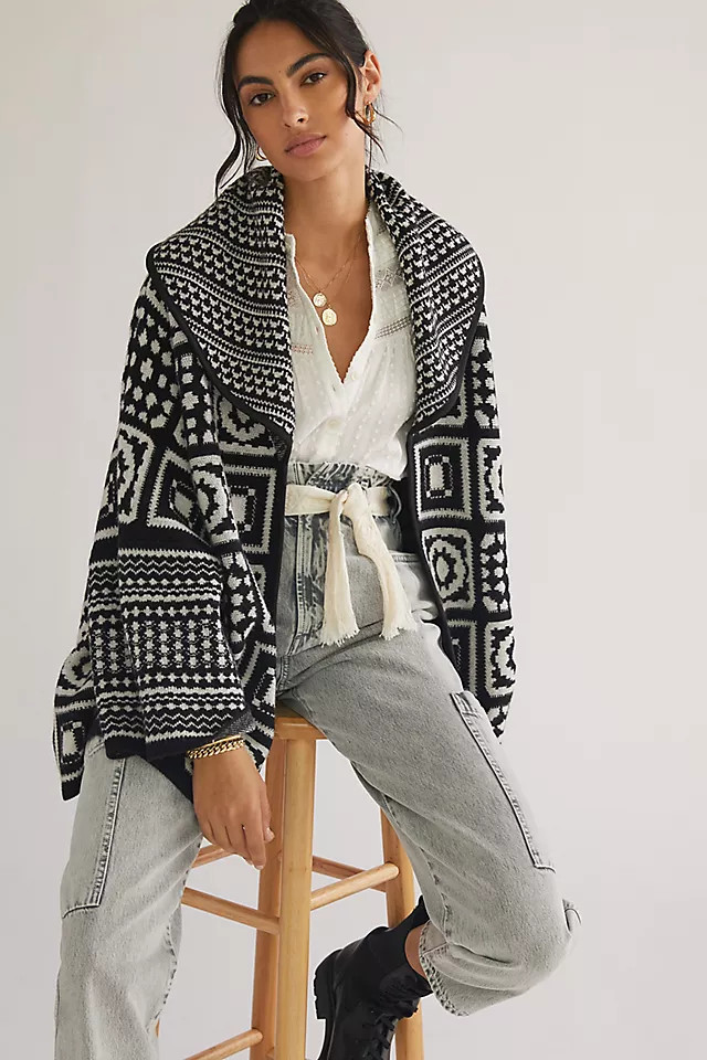 Square Patchwork Kimono | Anthropologie (US)