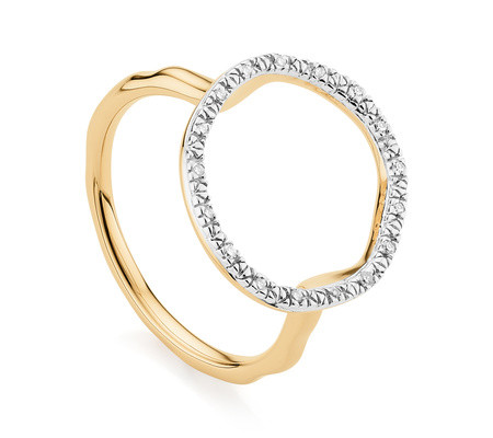 Riva Circle Diamond Ring | Monica Vinader | Monica Vinader (Global)