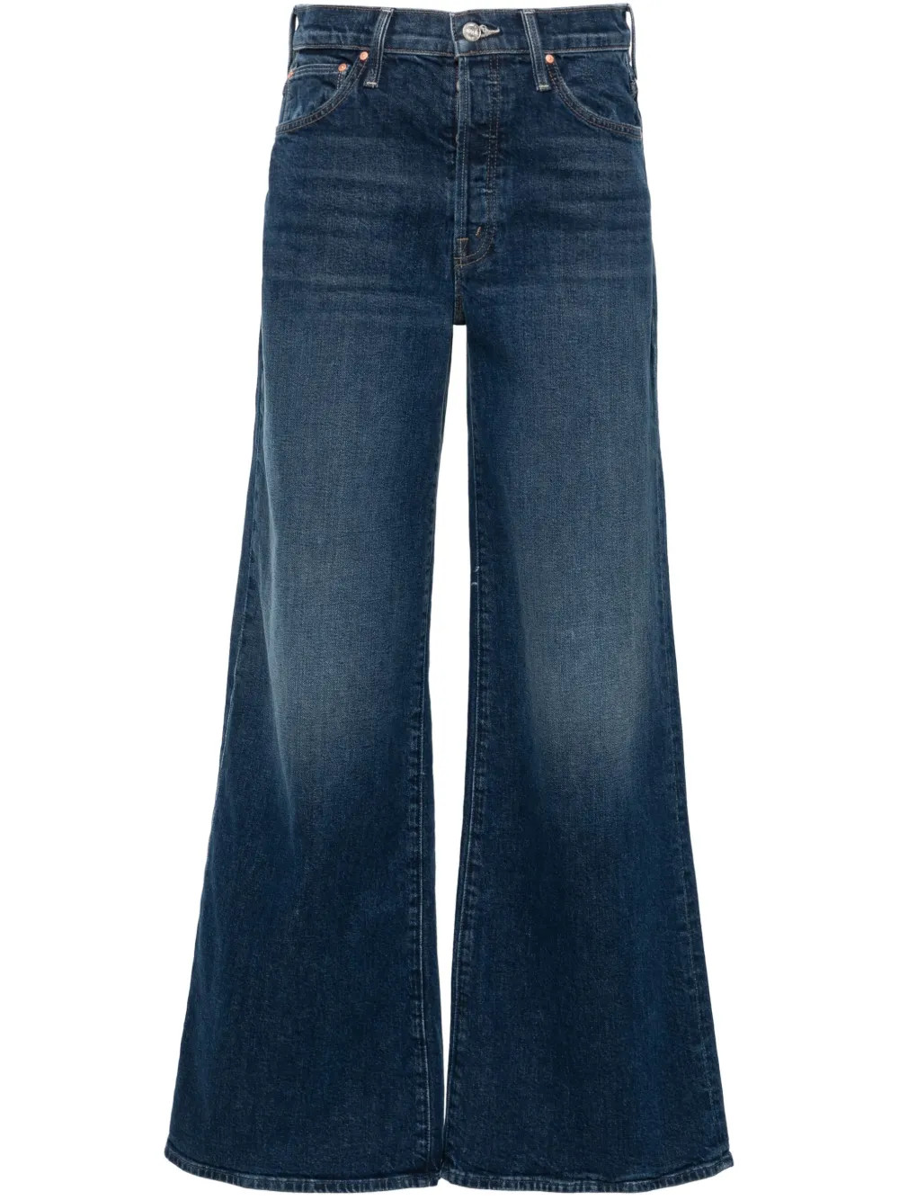 MOTHER The Ditcher Roller Sneak Jeans | Blue | FARFETCH IE | Farfetch Global