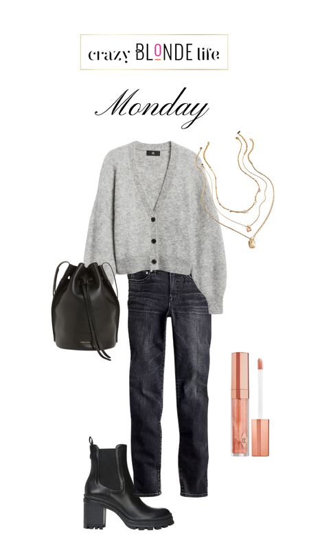 This gray cardigan is a great closet staple. Pair with black jeans and a boot for a simple and comfortable outfit  

#LTKshoecrush