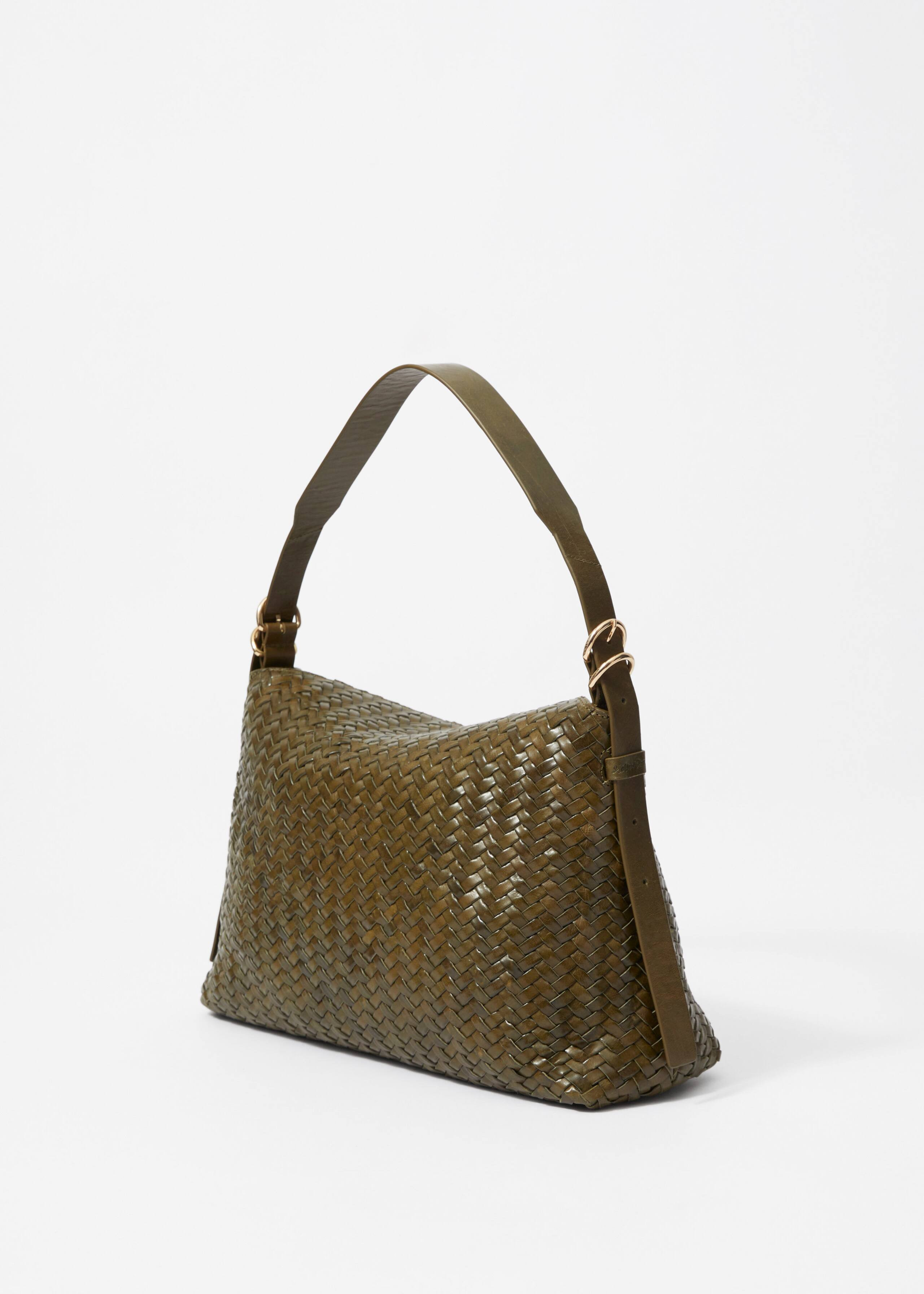 Tragetasche aus Denim in Flechtoptik - Braun - & Other Stories DE | & Other Stories EU