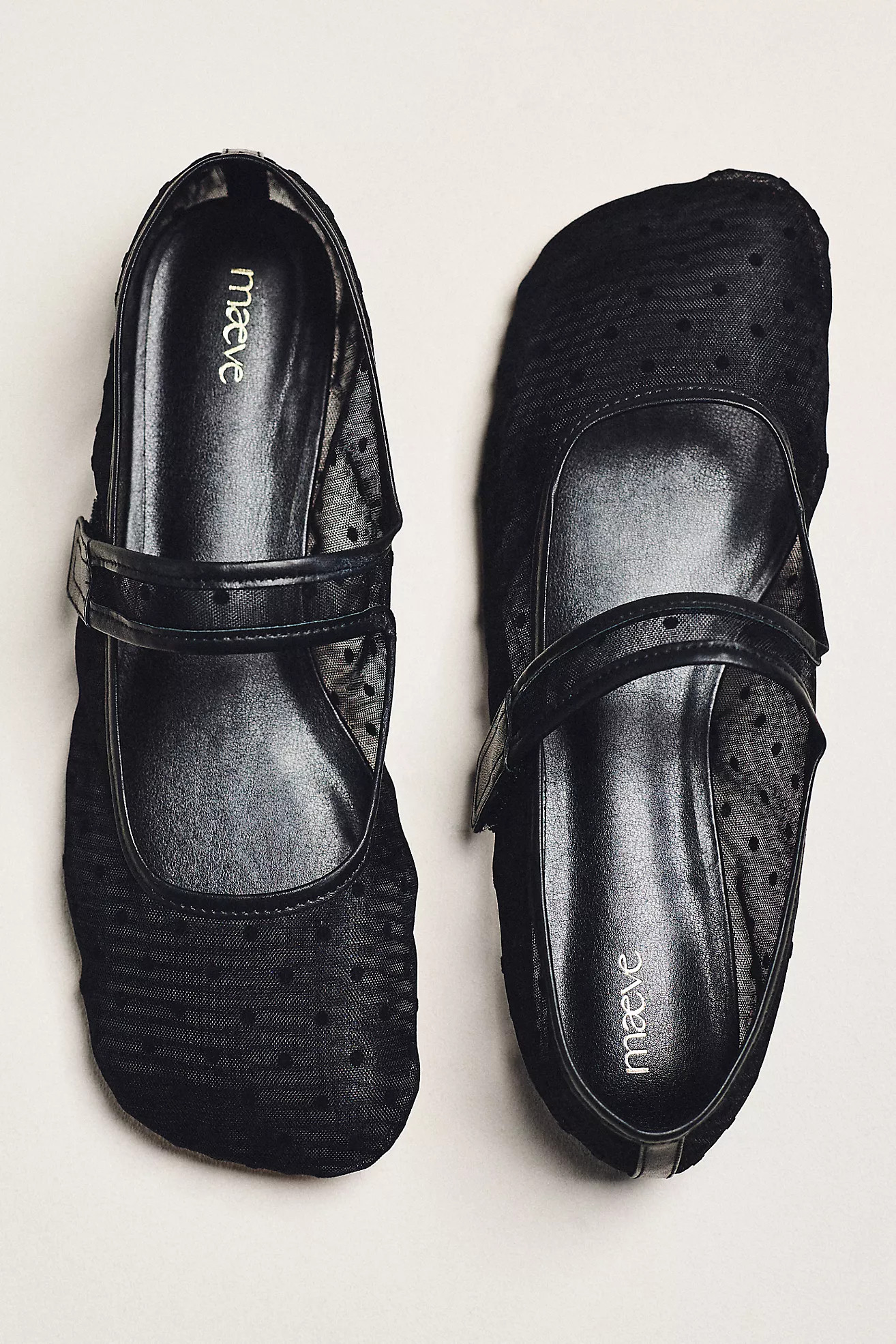 Maeve Square-Toe Mary Jane Flats | Anthropologie (US)