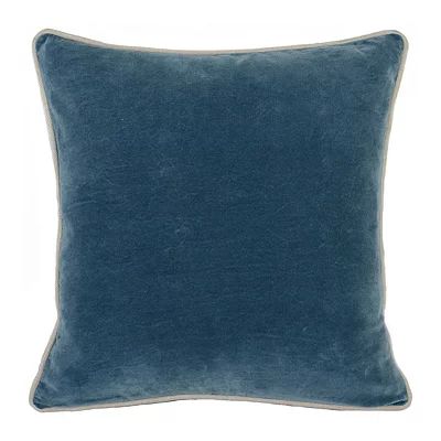 Velvet Blue Pillow, 18x18 | Kirkland's Home