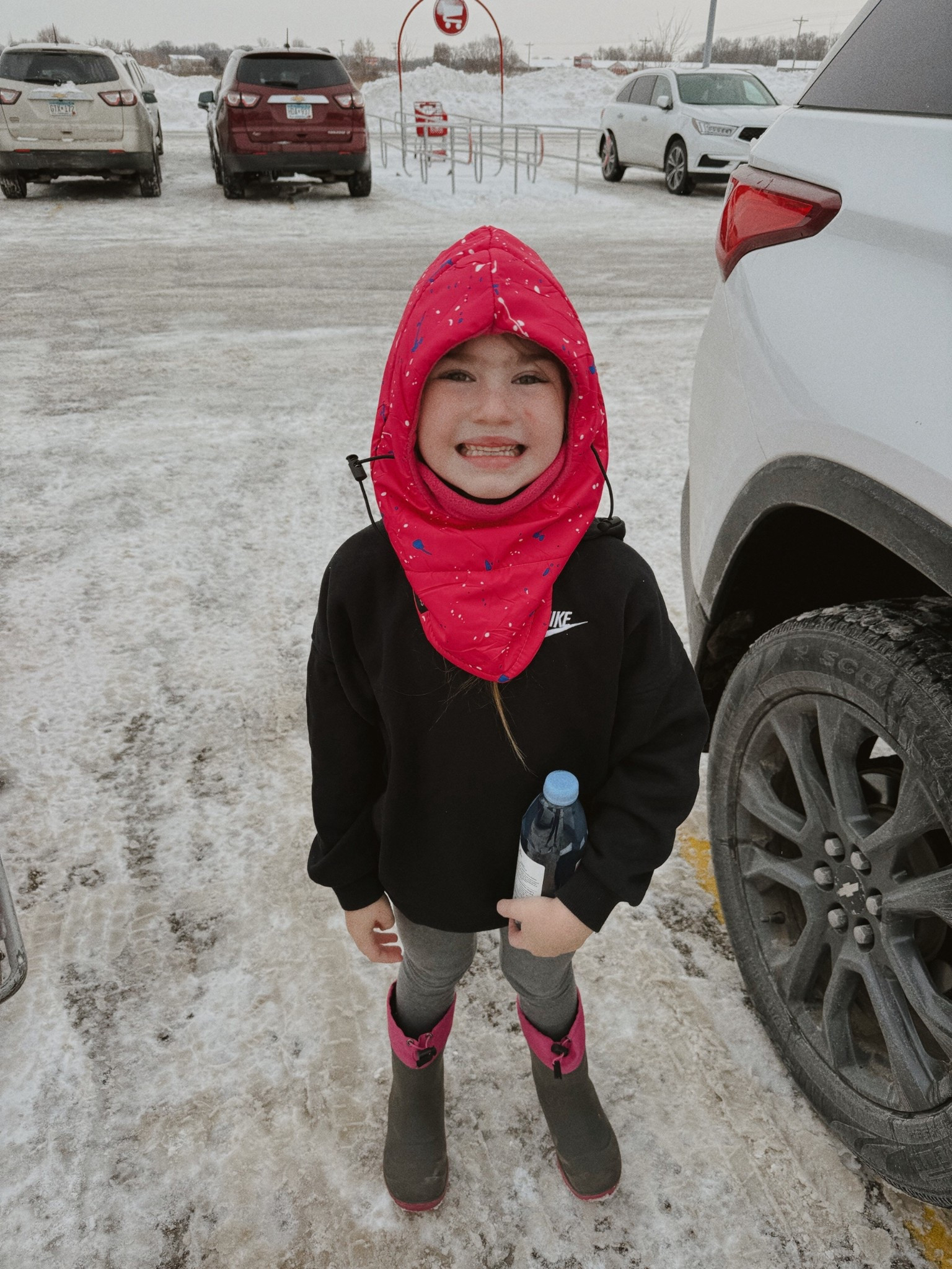 The best winter "hat" and neck warmer for kiddos out in the snow or just cold weather 