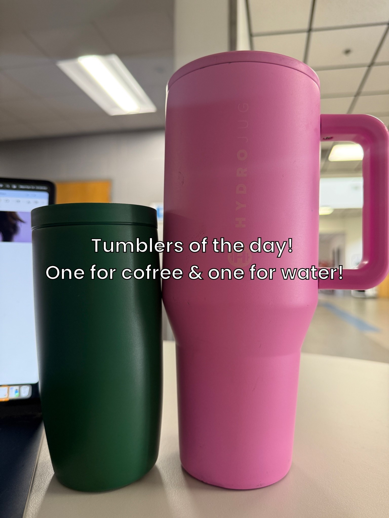 Staying hydrated is what I do best!  I love these two cups and bring them every time I have to sub!💗 #teachingessentials #hydrojug #simplemodern 

#LTKmomlife #LTKmorningroutine #LTKdayinmylife