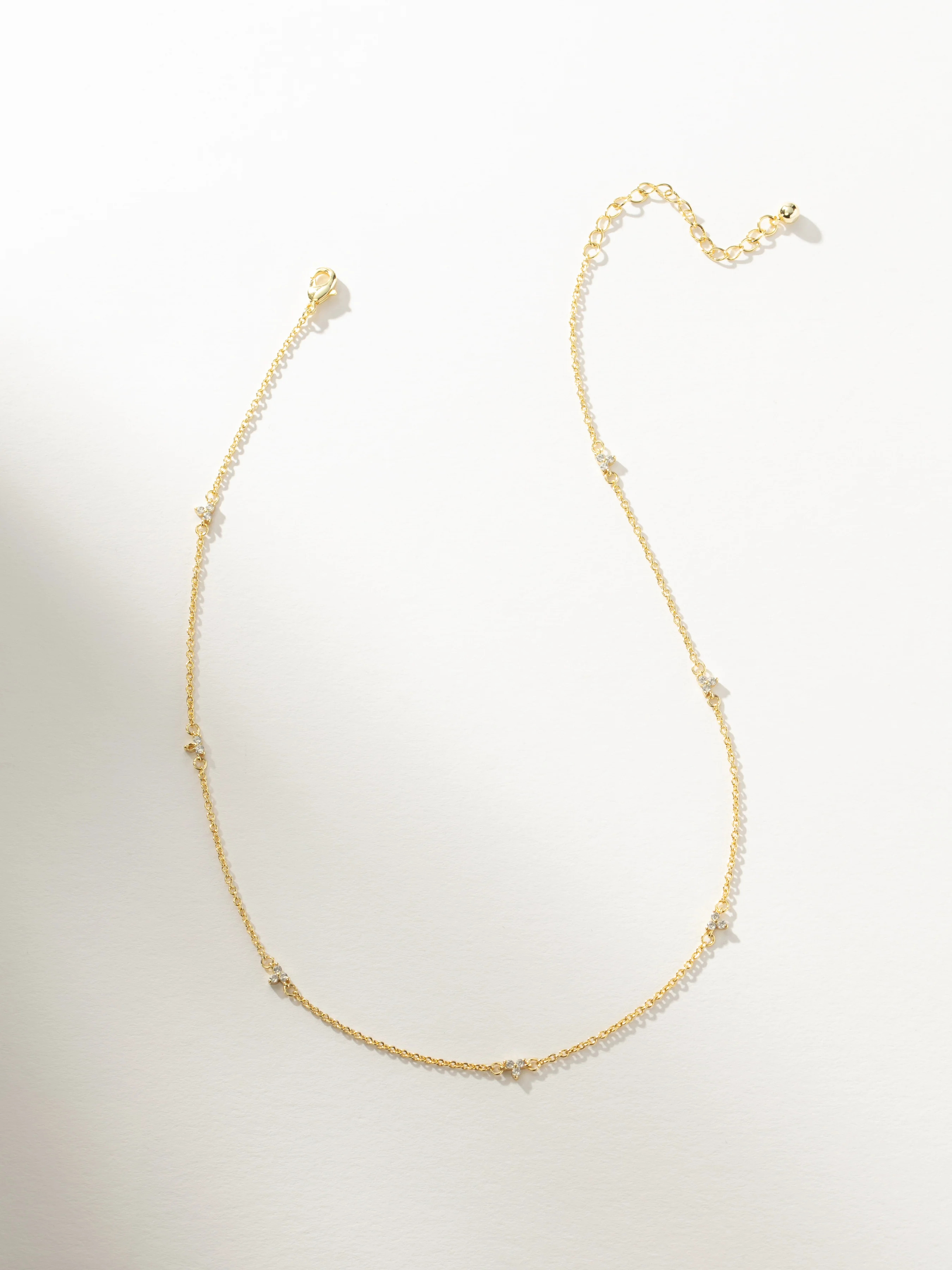 Gold In Bloom Dainty Chain Necklace | Uncommon James | Uncommon James