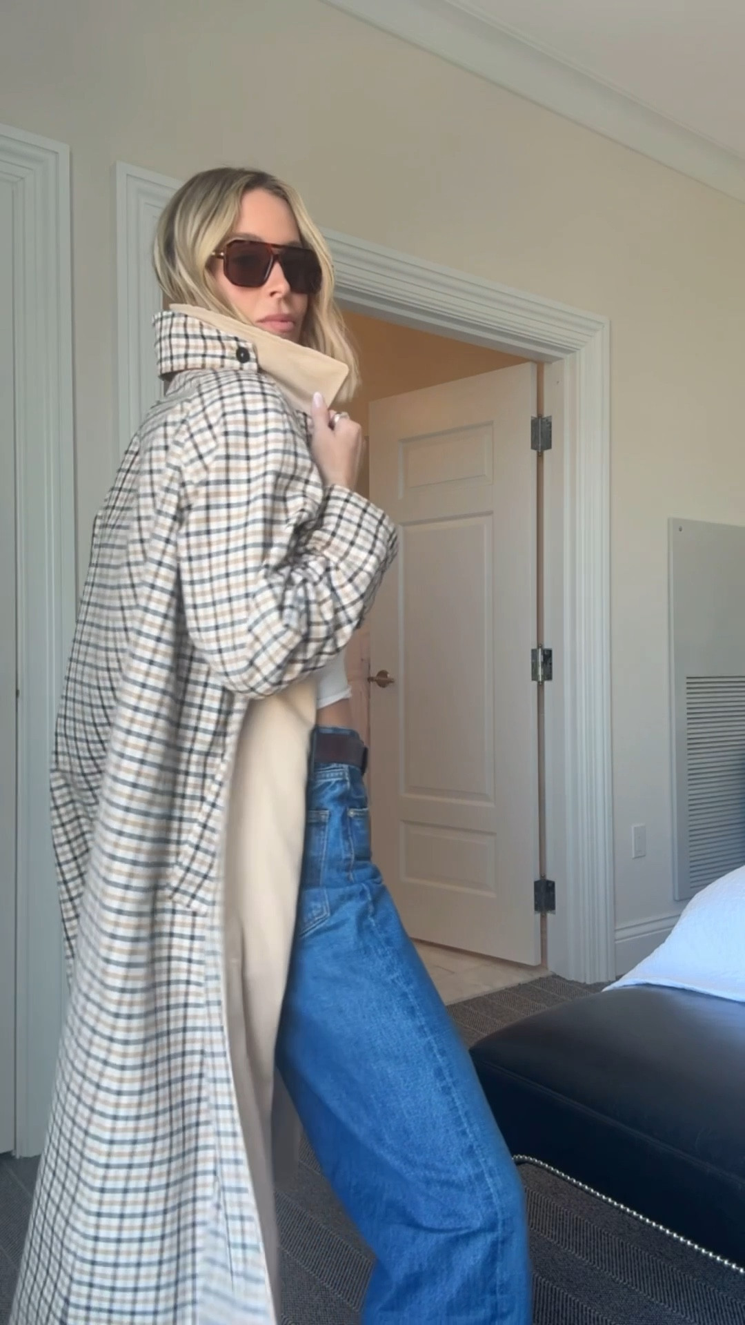 REVERSIBLE TRENCH 💯 this on repeat for spring !!! #under$200 #spring #trench 

#LTKootd #LTKmomlife #LTKgrwm