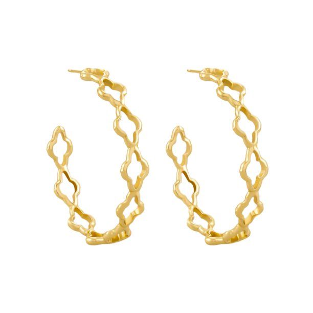 Kendra Scott Women's Adult Abbie Hoop Earrings In Gold - Walmart.com | Walmart (US)