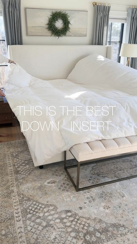 My absolute favorite, tried and true down insert - perfectly fluffy, doesn’t lose feathers, keeps it shape, medium weight (and perfect for your bed year round). And it’s 44% off! 

#LTKsalealert #LTKhome #LTKMostLoved