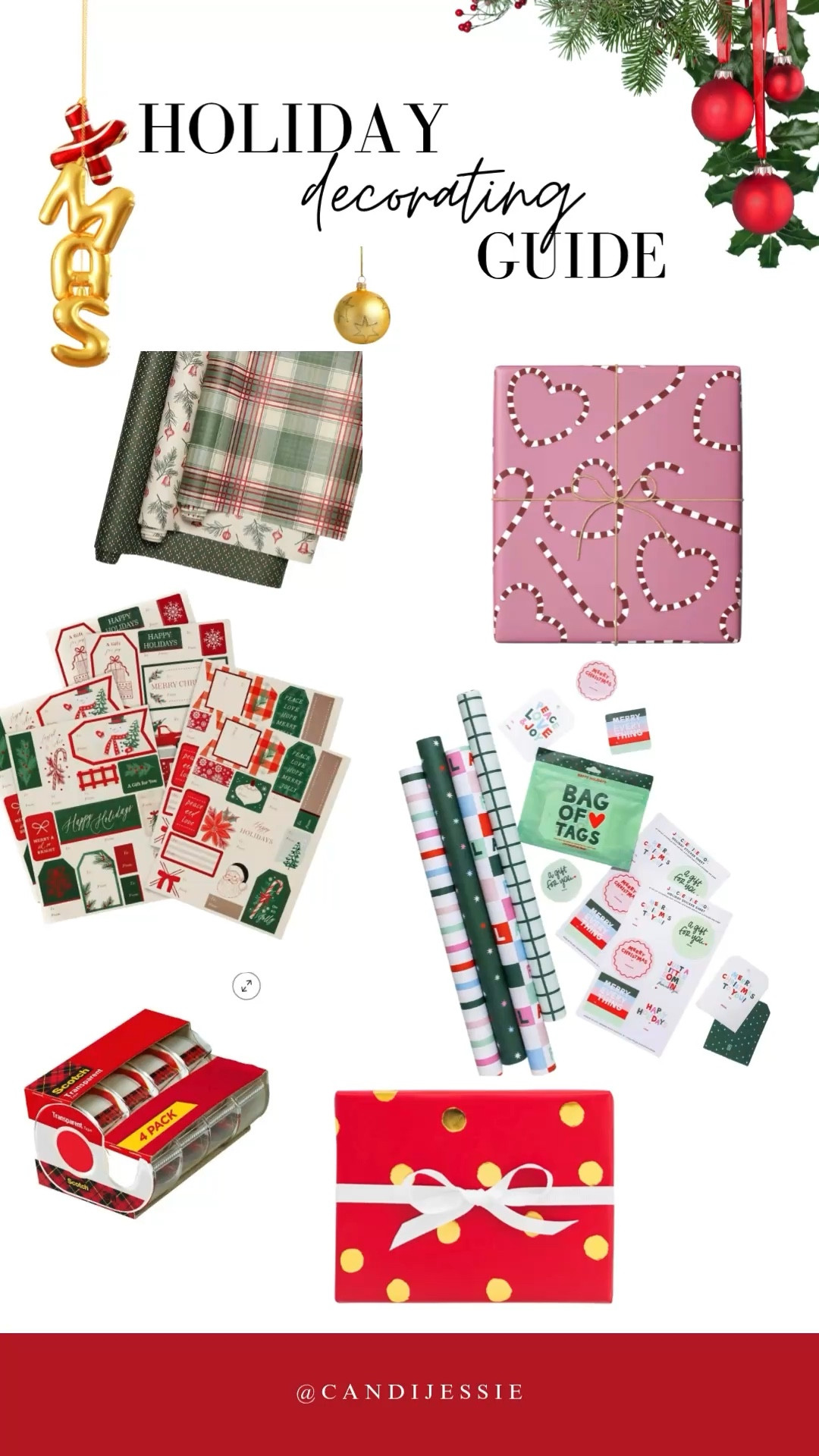 Some of my holiday wrapping essentials! #LTKSeasonal 

#LTKGiftGuide #LTKFindsUnder50 #LTKHoliday