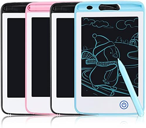 4 Pieces LCD Writing Tablet 6.5 Inch Drawing Pad Electronic Color Drawing Board Educational Kids ... | Amazon (US)