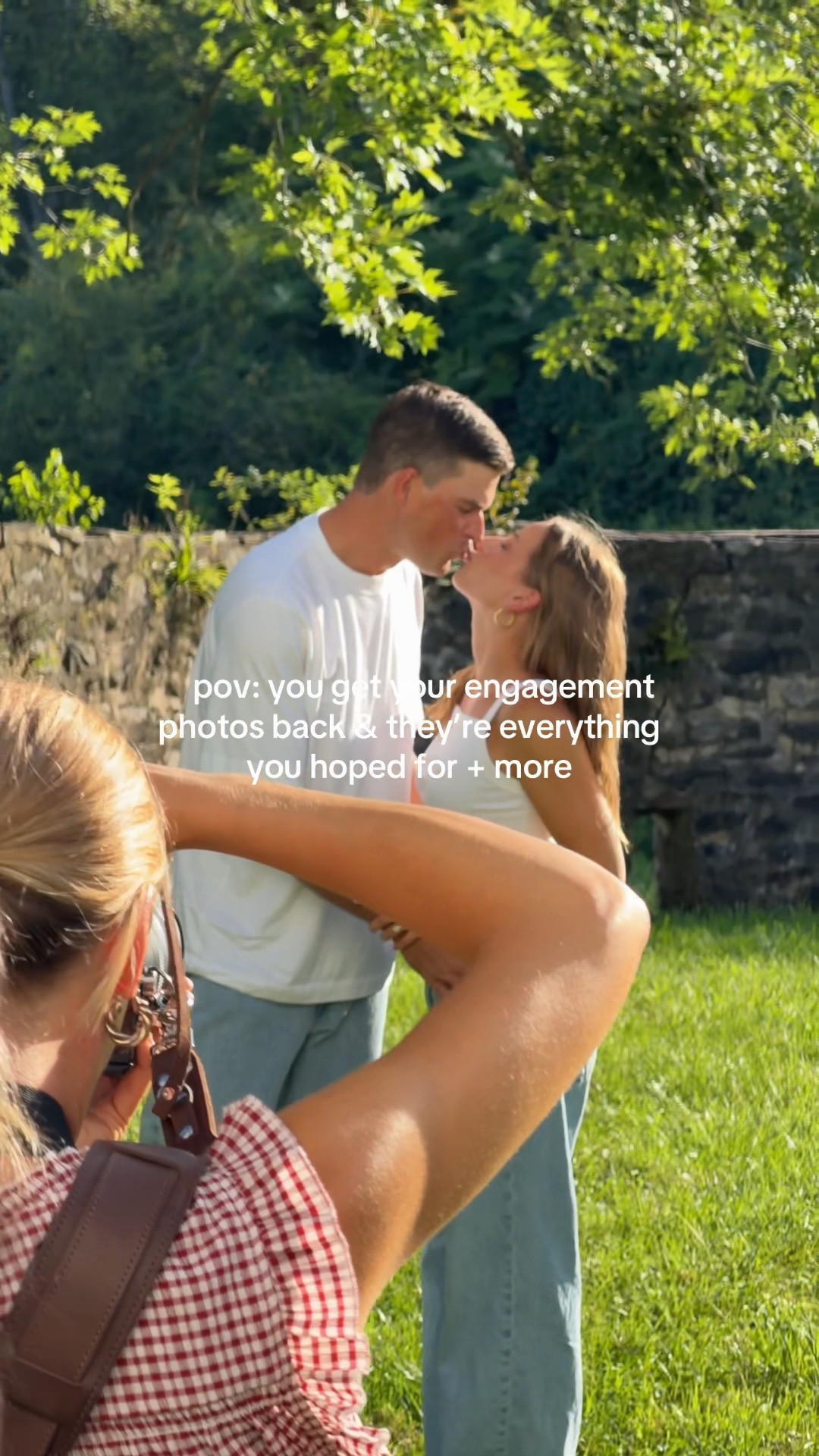 10/5/26 Our Engagement Photo Outfits 🤍

Keeping our engagement photo outfits as simple + timeless as possible 🤍 We both wore @abercrombie light wash denim with basic white tops, and I love how effortless they ended up looking in the photos.
Linking both of our looks here for anyone looking for casual engagement photo outfit inspo! 🥹👖