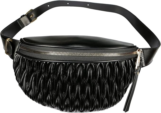 Fashion Waist Packs for Women Fanny Packs Quilted Belt Bag Festival Bum Bags Crossbody Waist Purs... | Amazon (US)