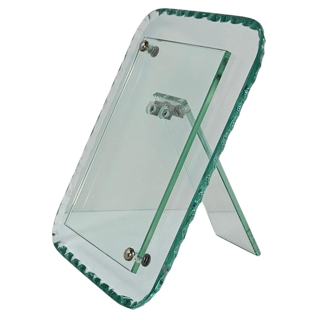 Glass Picture Frame by Pietro Chiesa for Fontana Arte, Italy 1960s | 1stDibs