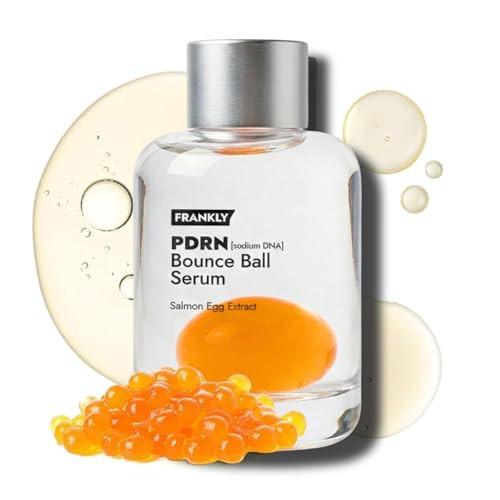 FRANKLY Salmon PDRN Bounce Ball Serum – 99% Pure Salmon DNA PDRN for Post Microneedling Recovery, Redness & Damaged Skin Repair | Glass Skin Korean Skincare | Lightweight, Non Sticky | 1.01 fl oz | Amazon (US)