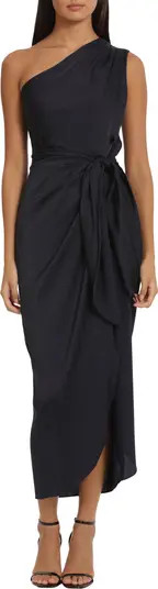 Draped Skirt One-Shoulder Dress | Nordstrom