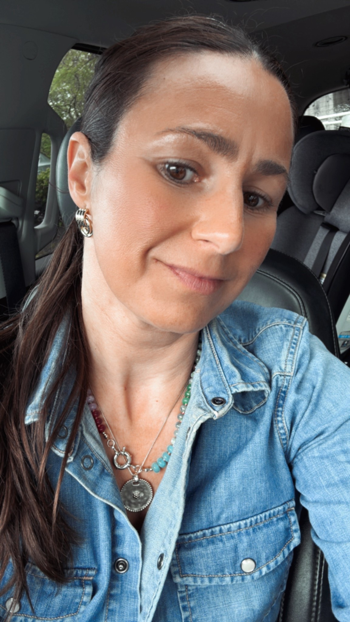 I’ve been loving my colorful necklace and chunky earrings. Especially when my hair is up  

#LTKFindsUnder50 #LTKWorkwear #LTKSeasonal