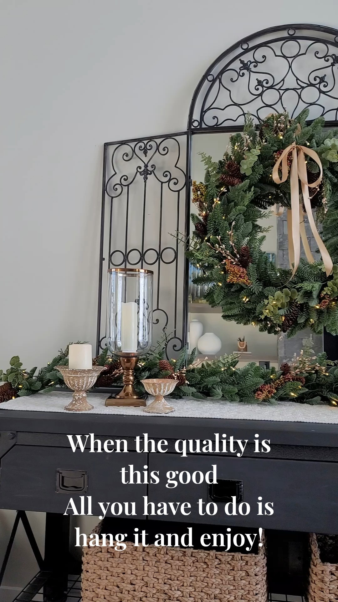 No need to add ornaments or floral picks to this wreath and garland because they are perfect as they are! Who doesn’t love easy and ready to go during the holiday season?

#LTKHome #LTKSeasonal #LTKHoliday