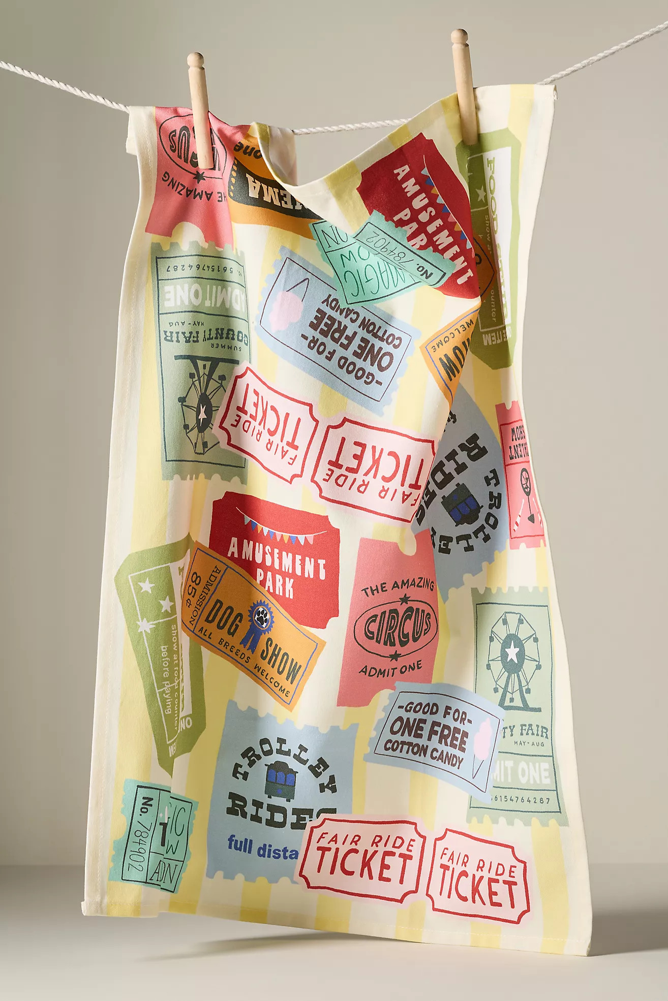 Ticket Dish Towel | Anthropologie (US)