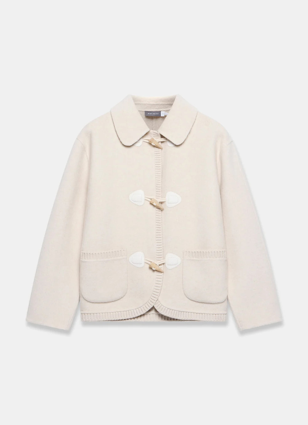 Cream Wool Blend Hand Finished Jacket | Mint Velvet