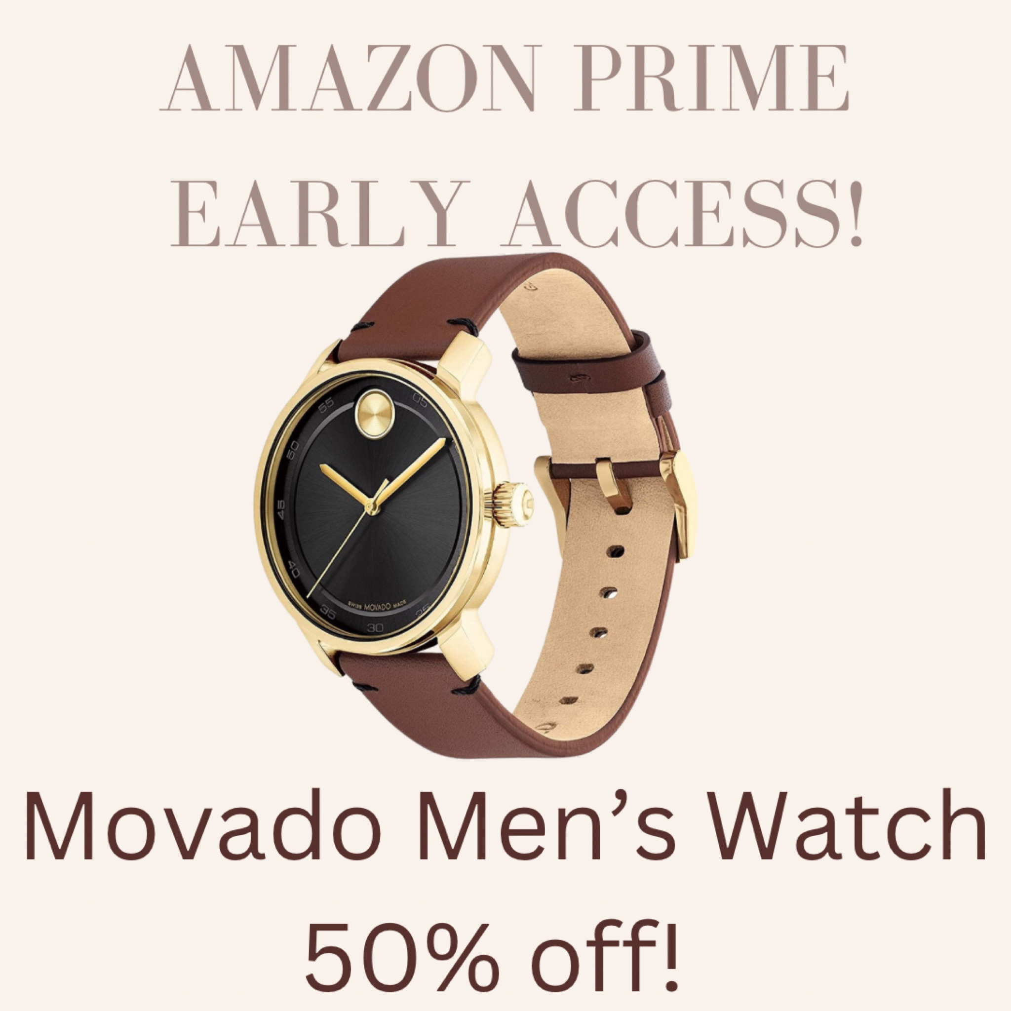 Amazon prime hotsell movado watches