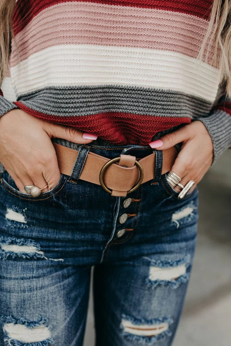Calista Ring Belt - Tan | Mindy Mae's Market