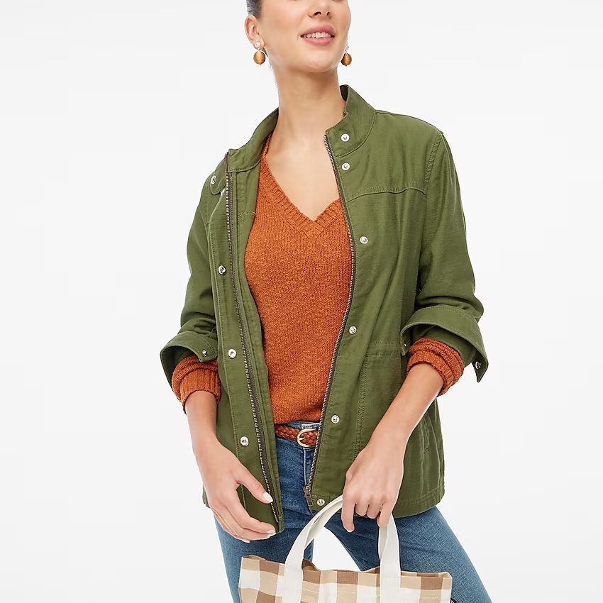 Utility drawcord jacket | J.Crew Factory