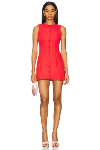 MORE TO COME Selma Mini Dress in Red from Revolve.com | Revolve Clothing (Global)